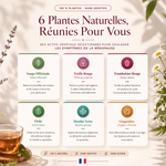 Thé Ménopause™ – Bouffées de Chaleur, Sommeil & Équilibre Hormonal