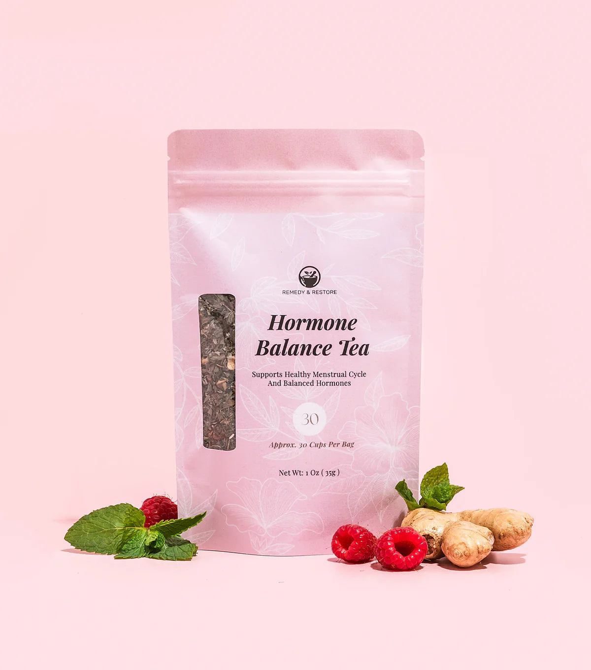 Thé Ménopause™ – Bouffées de Chaleur, Sommeil & Équilibre Hormonal